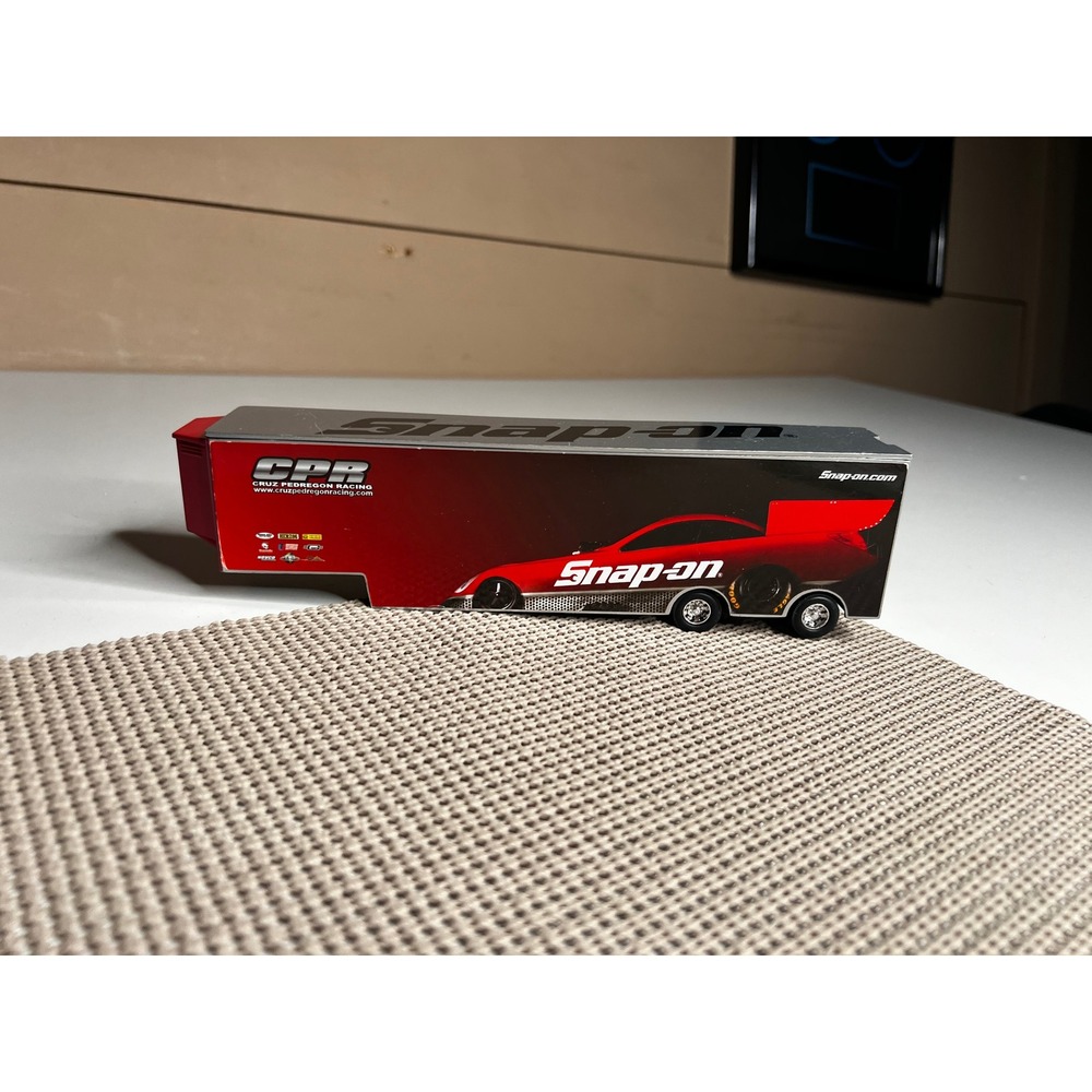 Snap-on Cruz Pedregon Racing CPR Diecast Hauler Trailer Red Silver 16110